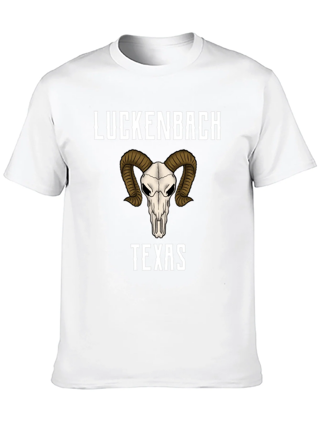 Luckenbach Texas Ram Skull Graphic T-Shirt product image 9