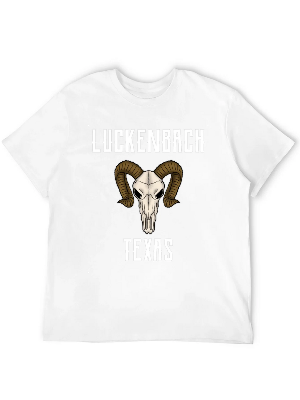 Luckenbach Texas Ram Skull Graphic T-Shirt product image 11
