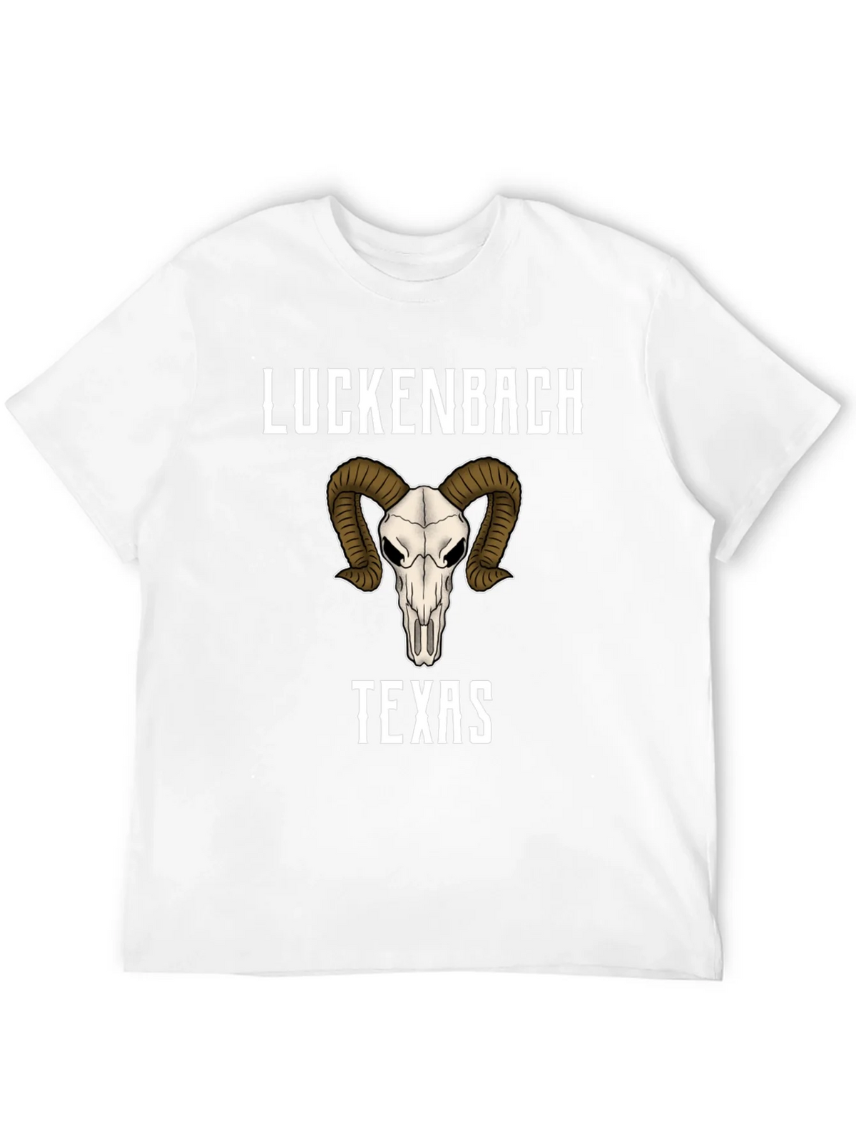 Luckenbach Texas Ram Skull Graphic T-Shirt product image 11