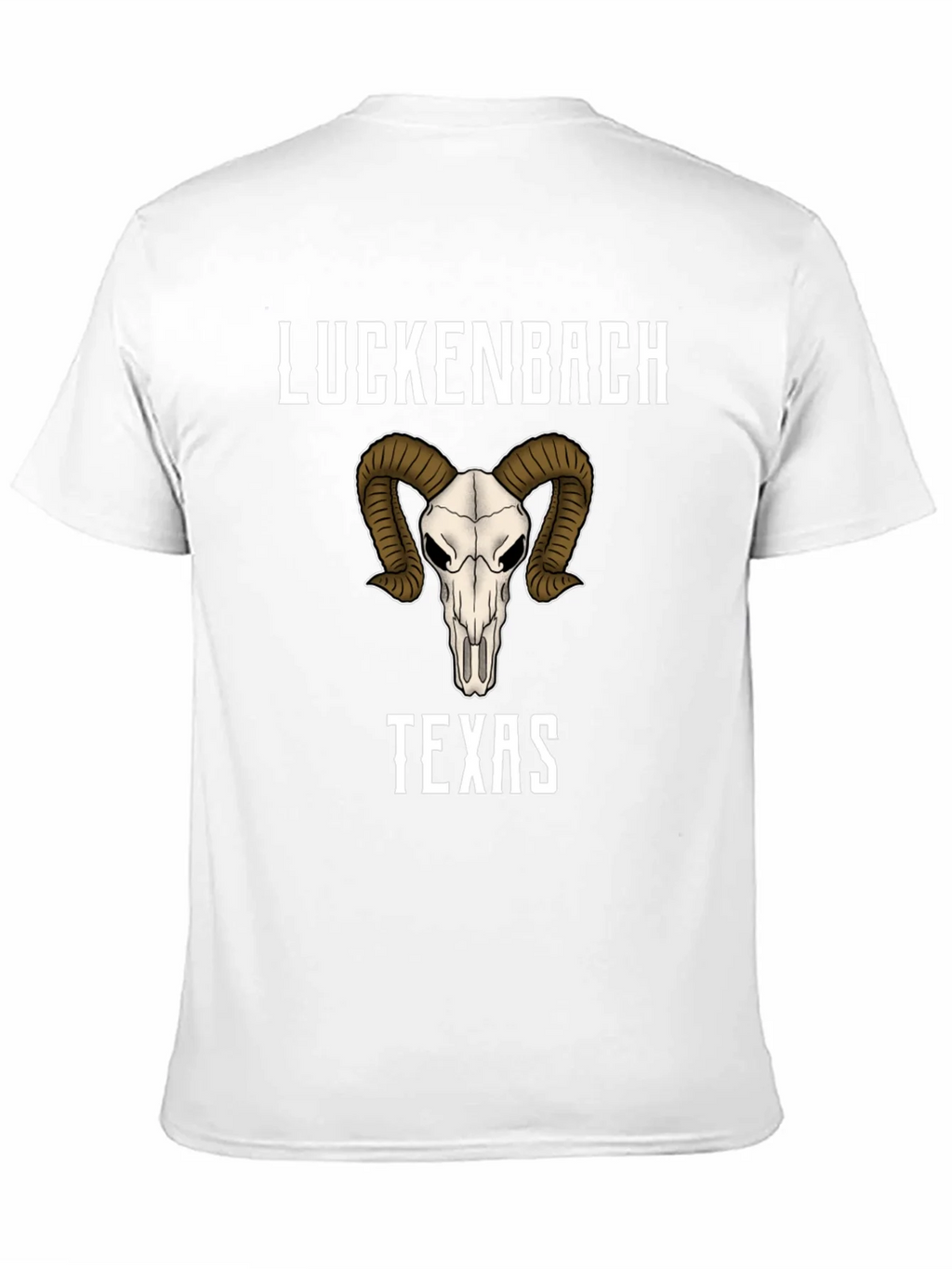 Luckenbach Texas Ram Skull Graphic T-Shirt product image 10