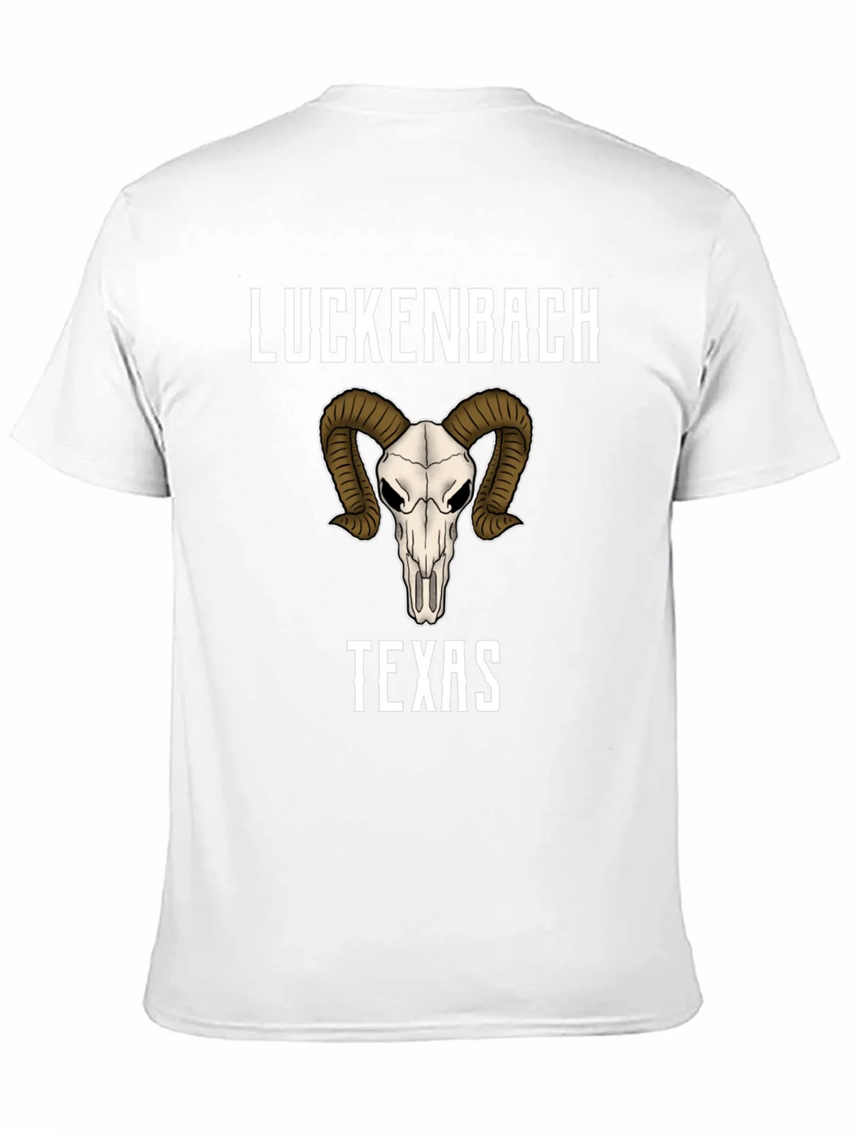 Luckenbach Texas Ram Skull Graphic T-Shirt product image 10