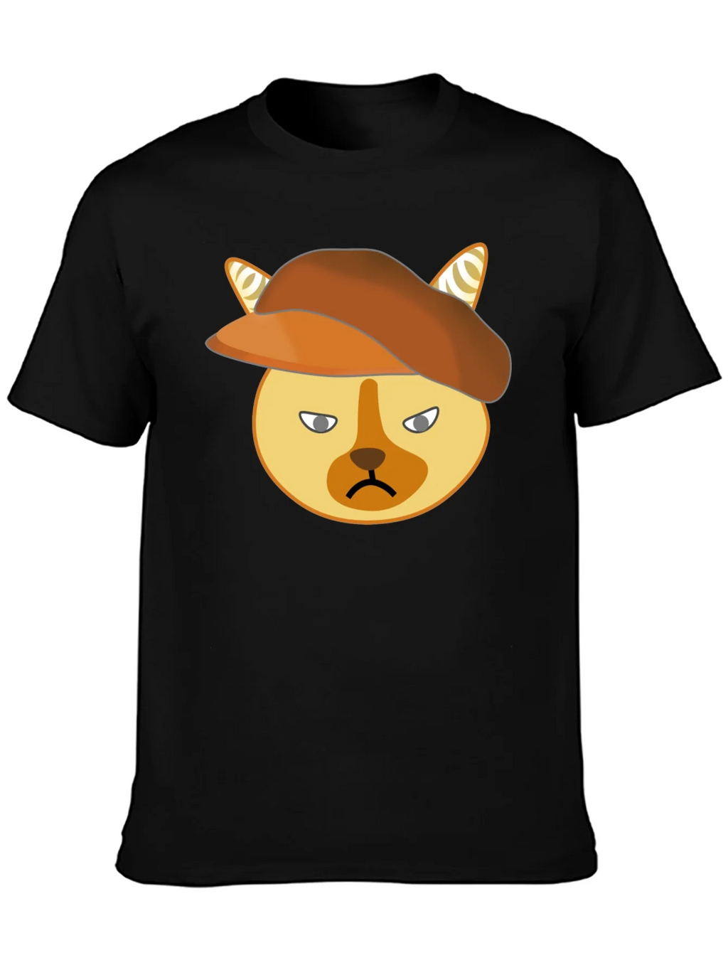 Grumpy Cat Beret T-Shirt - Unisex Cotton Tee product image 3