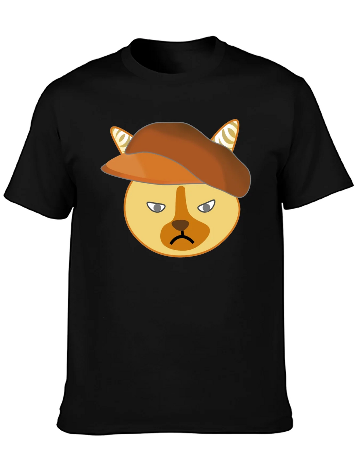 Grumpy Cat Beret T-Shirt - Unisex Cotton Tee product image 3