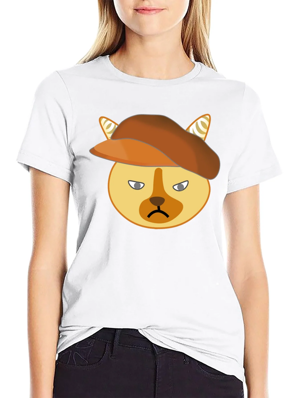 Grumpy Cat Beret T-Shirt - Unisex Cotton Tee product image 8
