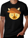Grumpy Cat Beret T-Shirt - Unisex Cotton Tee product image 1