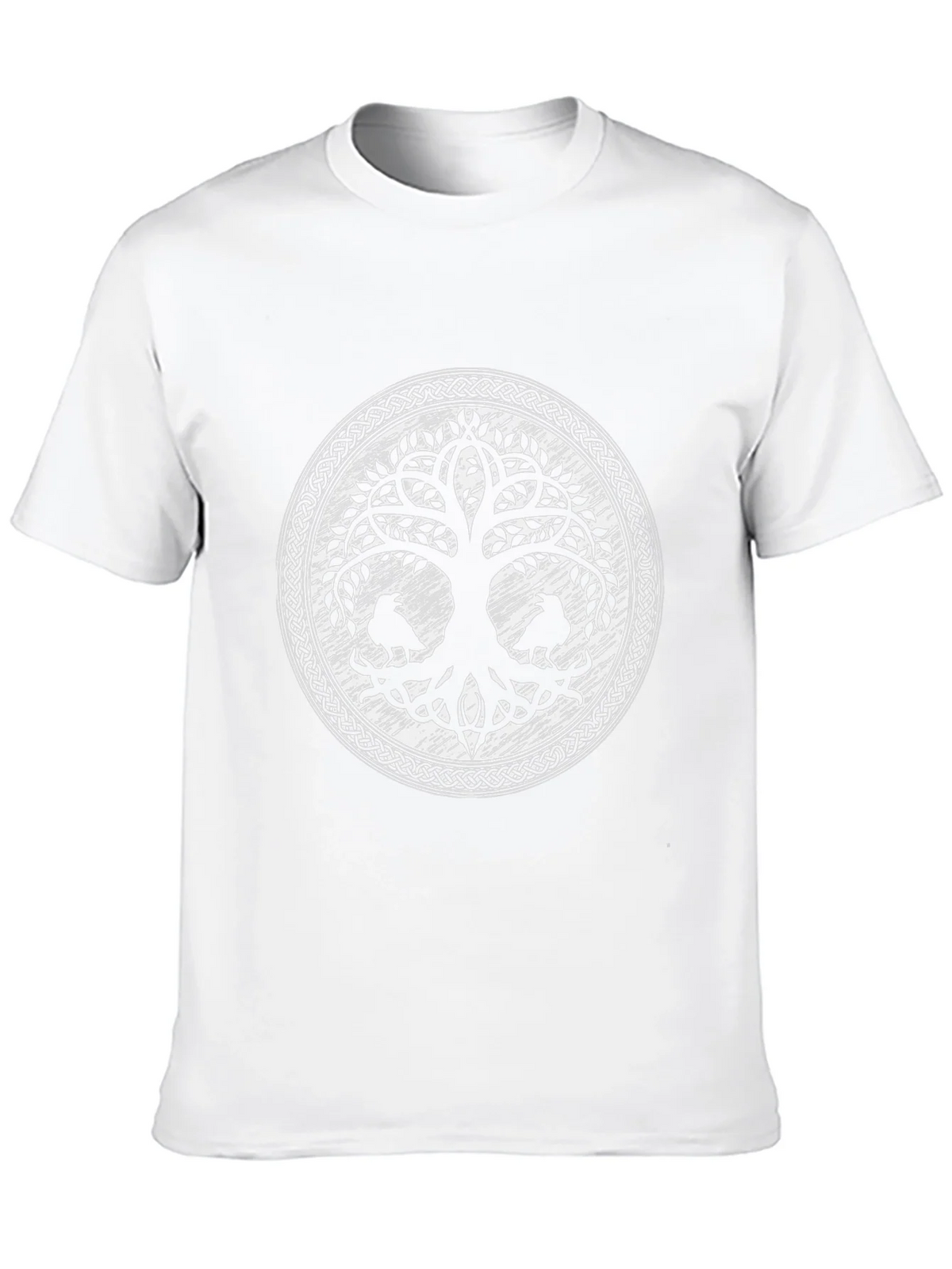 Yggdrasil Tree of Life Raven Graphic T-Shirt product image 9