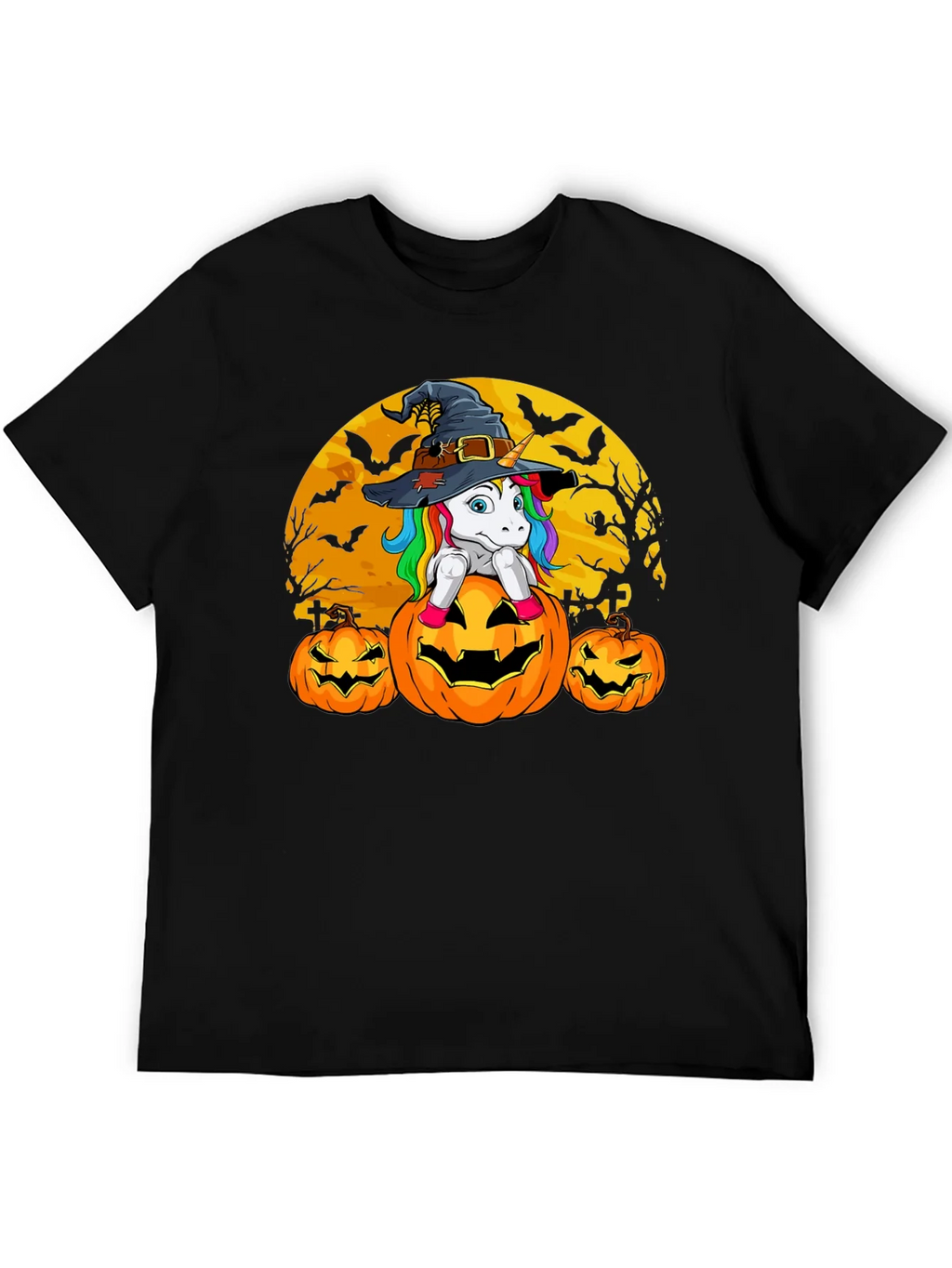 Halloween Unicorn Pumpkin T-Shirt product image 5