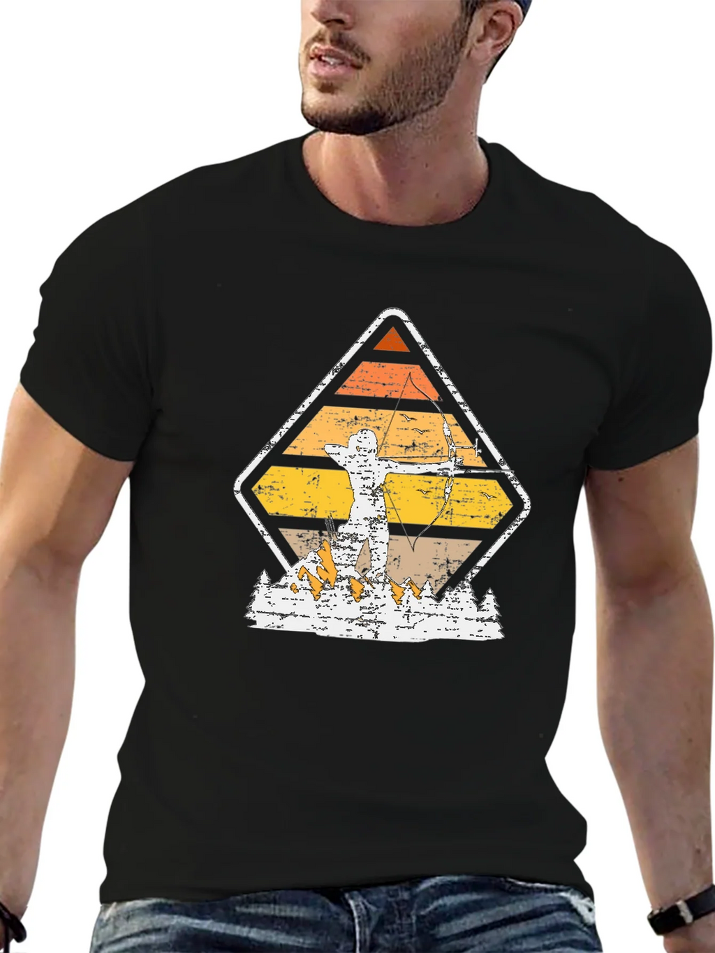 Archery Retro Graphic Tee product image 6