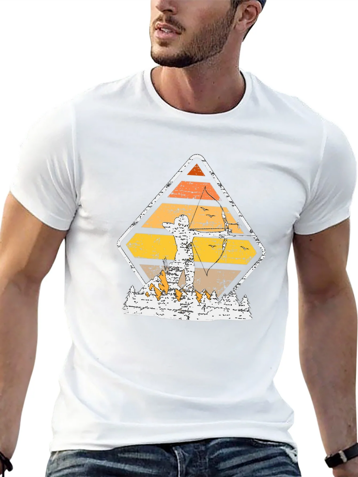 Archery Retro Graphic Tee product image 12