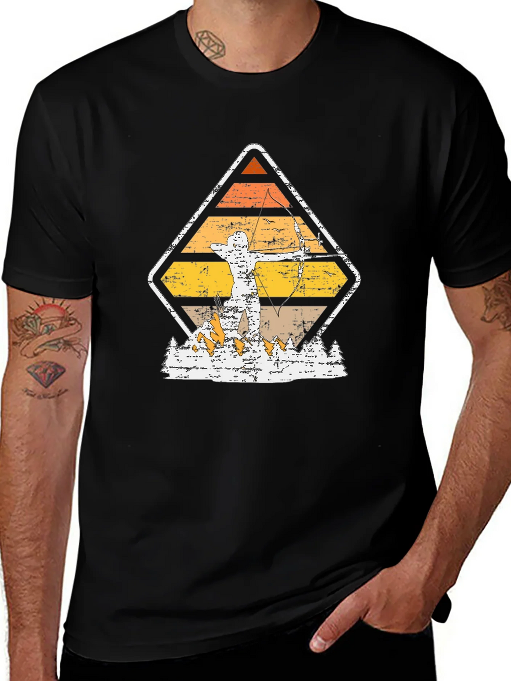 Archery Retro Graphic Tee product image 1