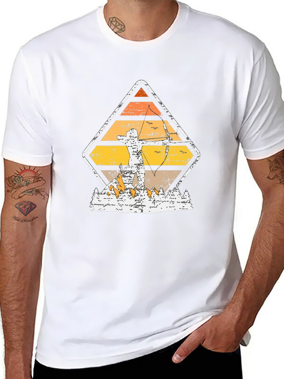 Archery Retro Graphic Tee product image 7