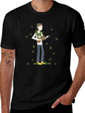 Whimsical Musician Black T-Shirt product image 1