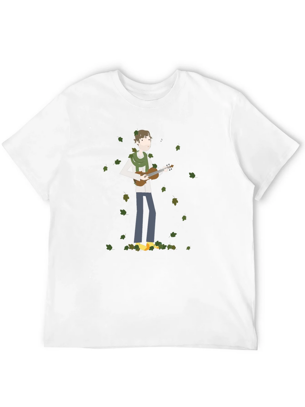 Whimsical Musician Black T-Shirt product image 11