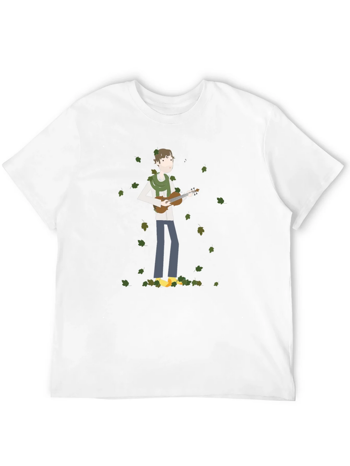 Whimsical Musician Black T-Shirt product image 11