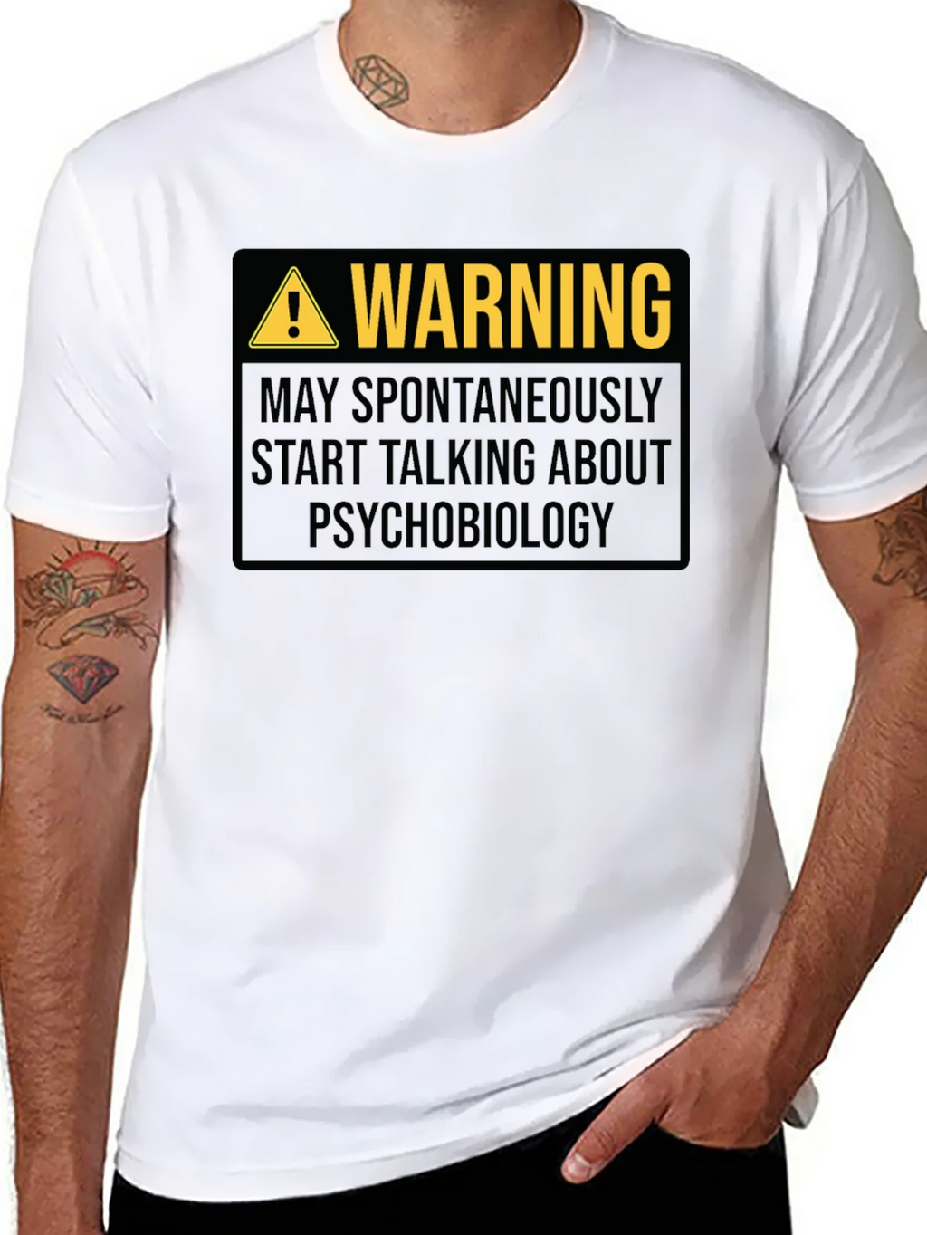Warning Psychobiology T-Shirt product image 6