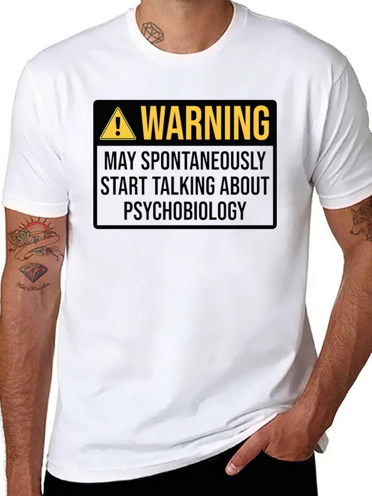 Warning Psychobiology T-Shirt product image 6