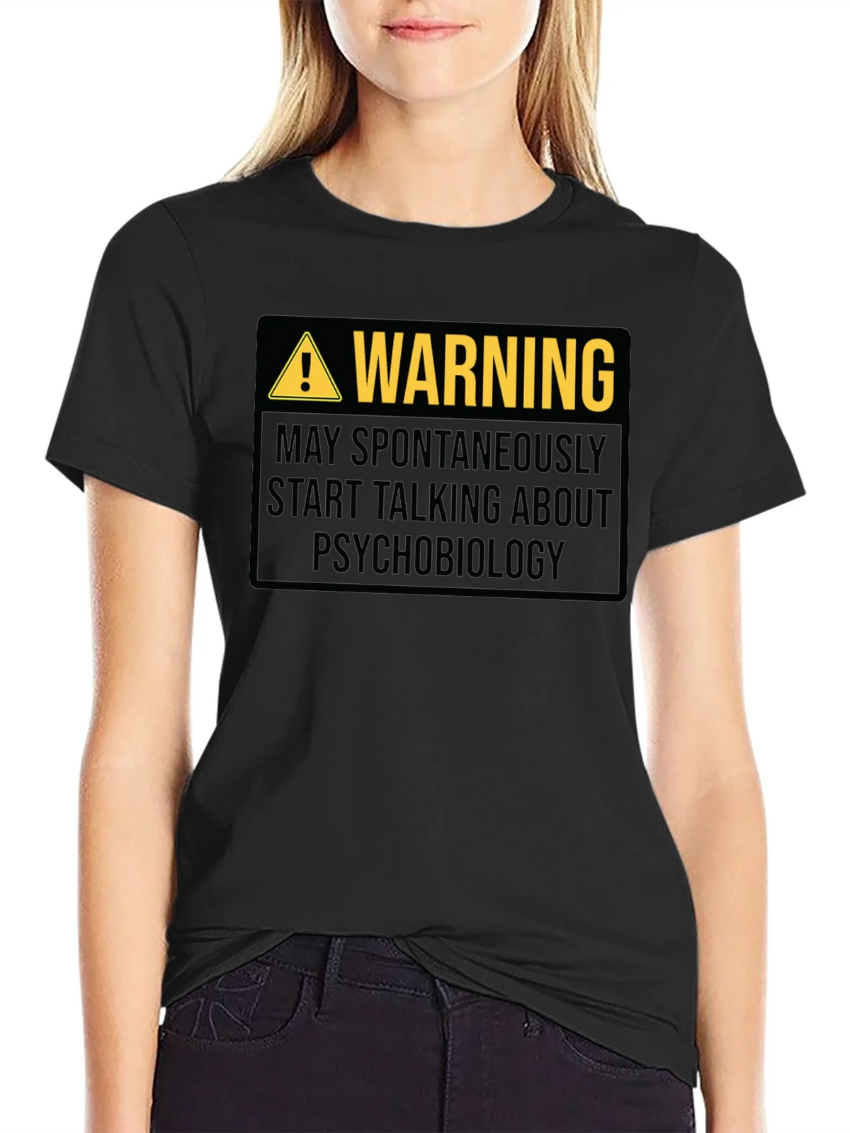 Warning Psychobiology T-Shirt product image 1