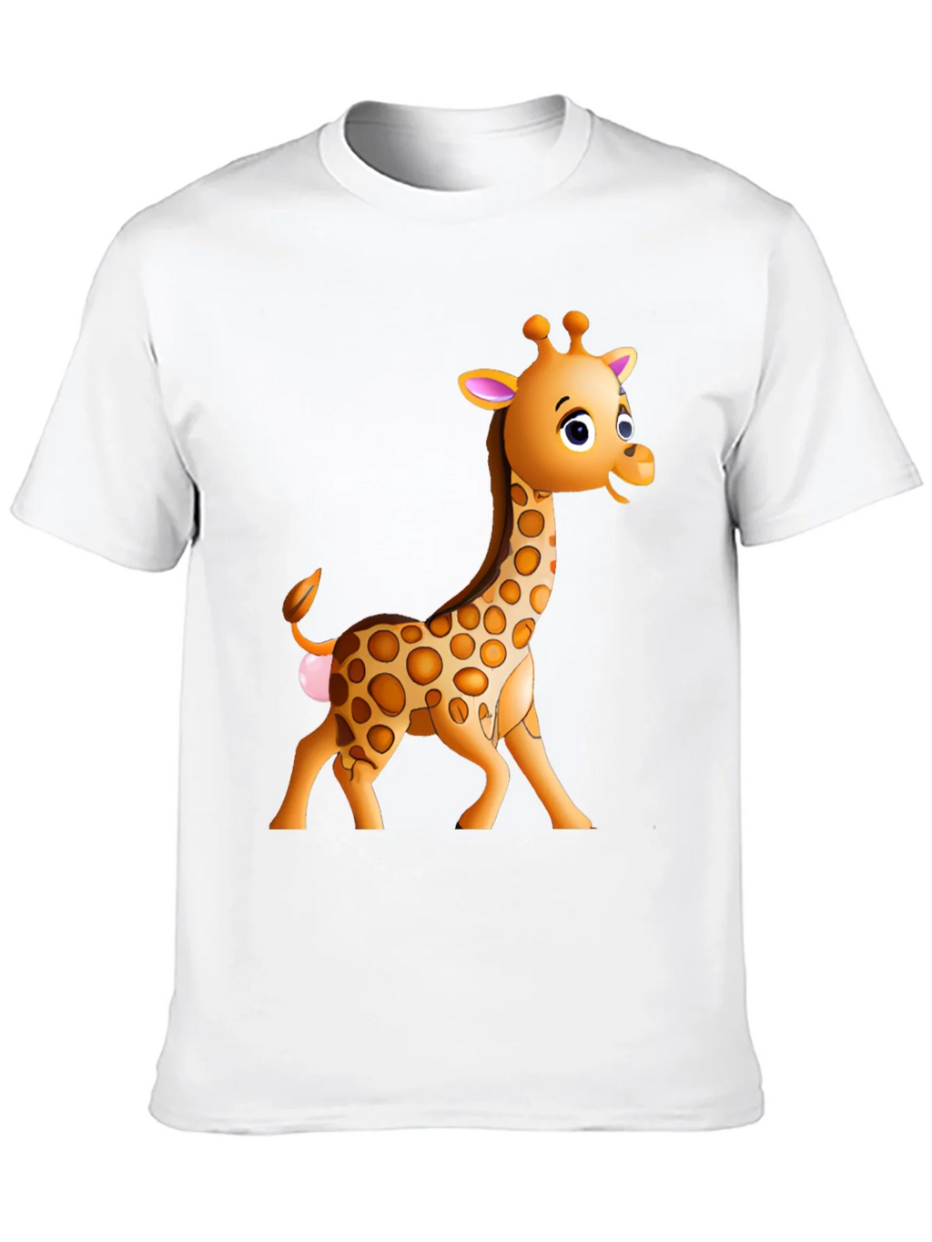Cartoon Giraffe Graphic T-Shirt product image 9