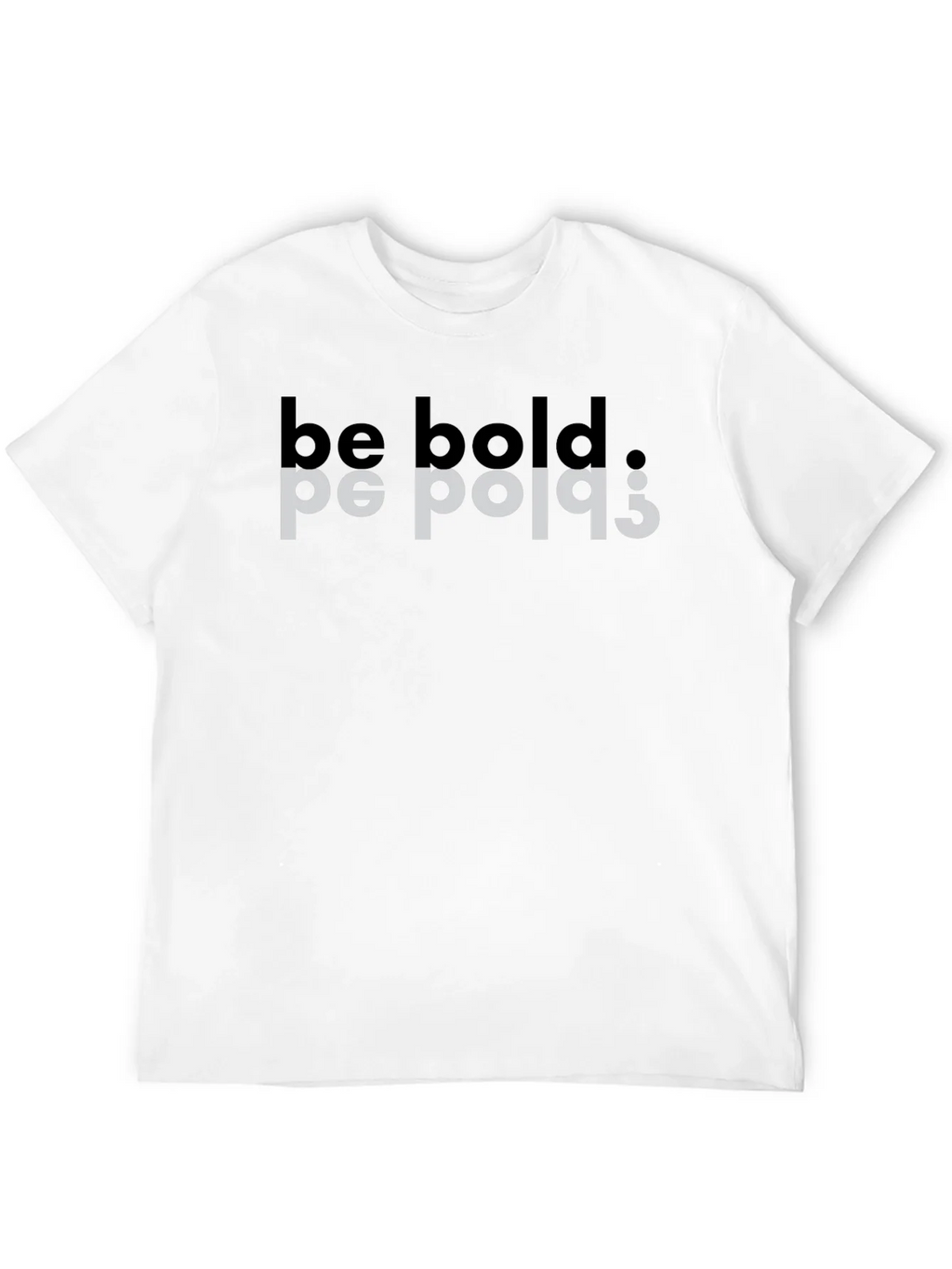Be Bold Mirror Tee - Black Graphic T-Shirt product image 11