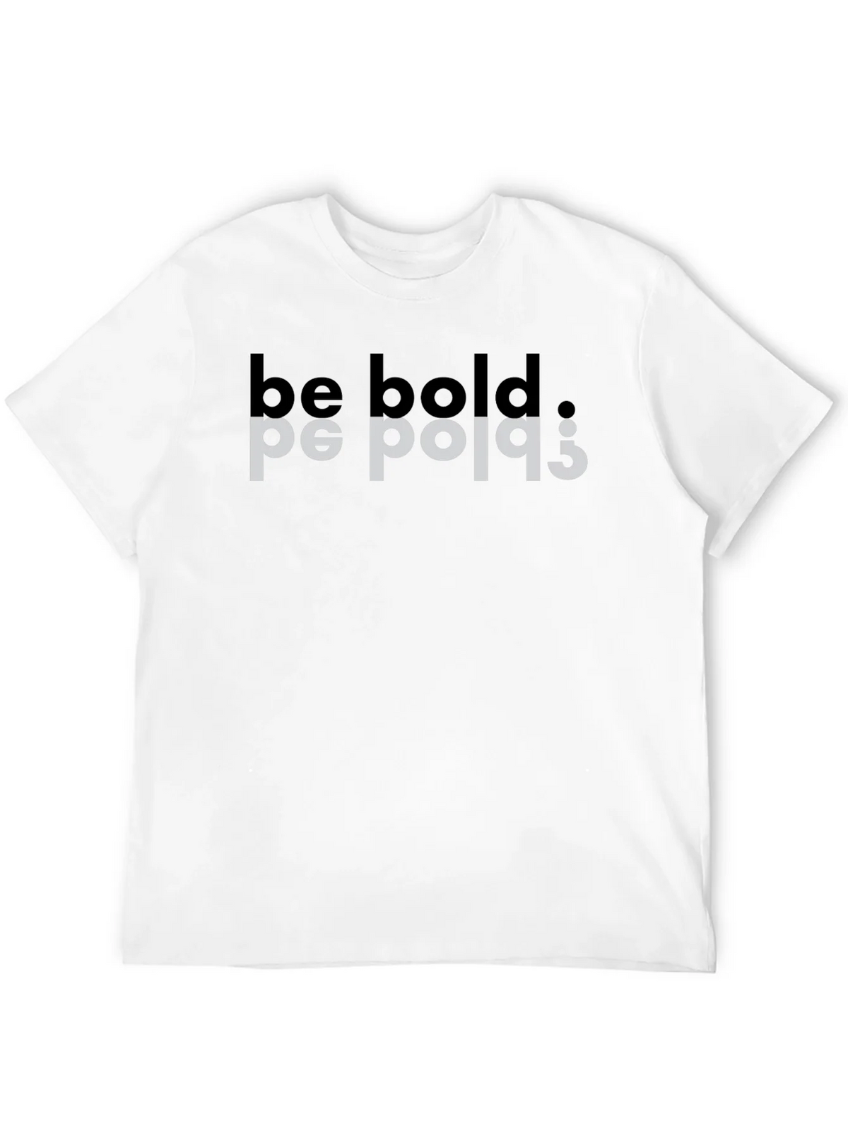Be Bold Mirror Tee - Black Graphic T-Shirt product image 11
