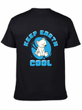 Keep Earth Cool Polar Bear Graphic Tee product image 1