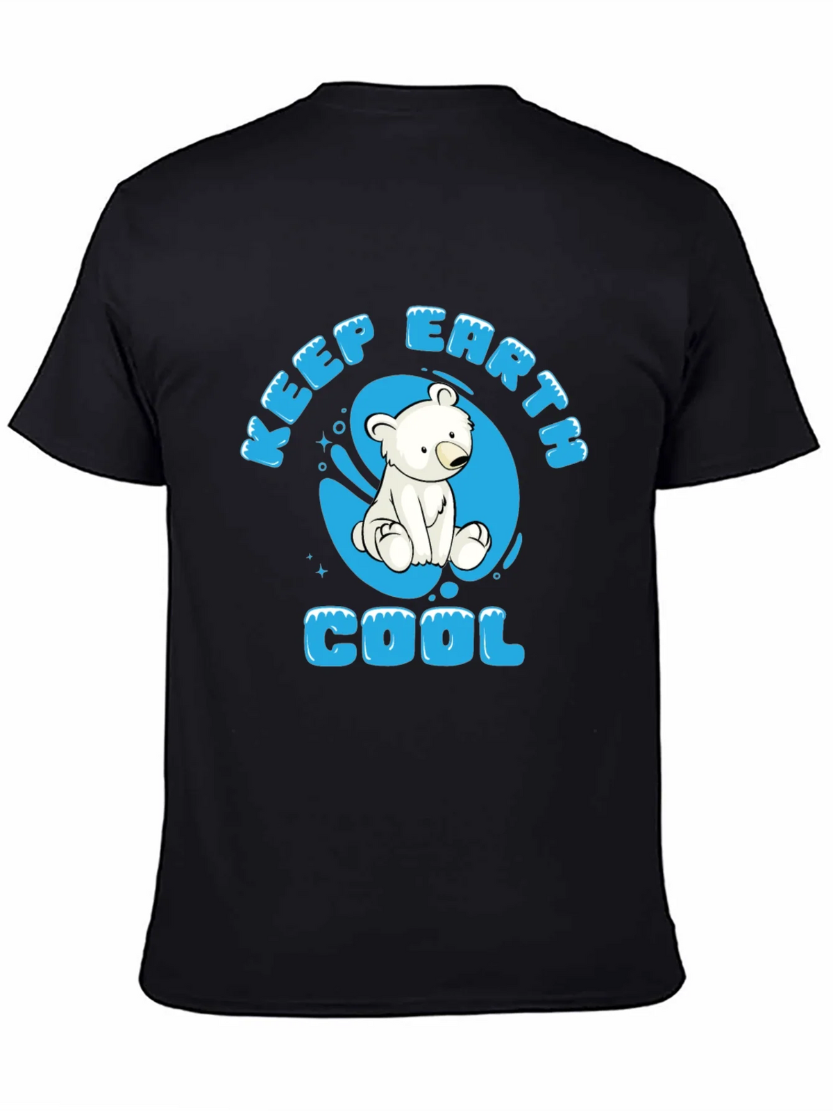 Keep Earth Cool Polar Bear Graphic Tee product image 1