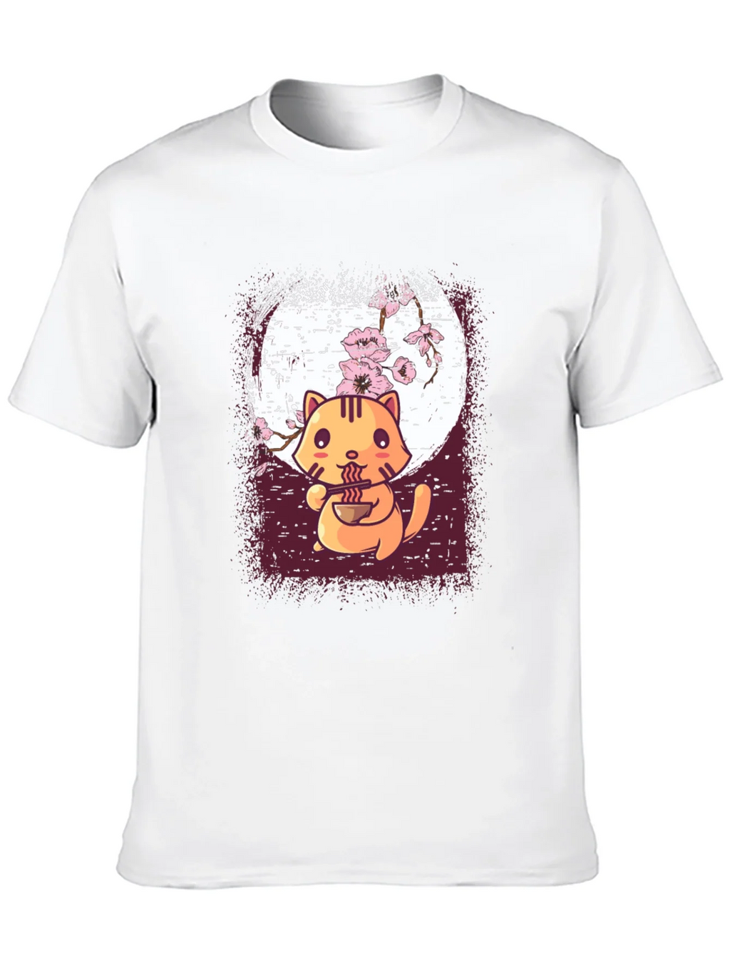 Ramen Cat Graphic Tee - Cute Anime Style product image 9