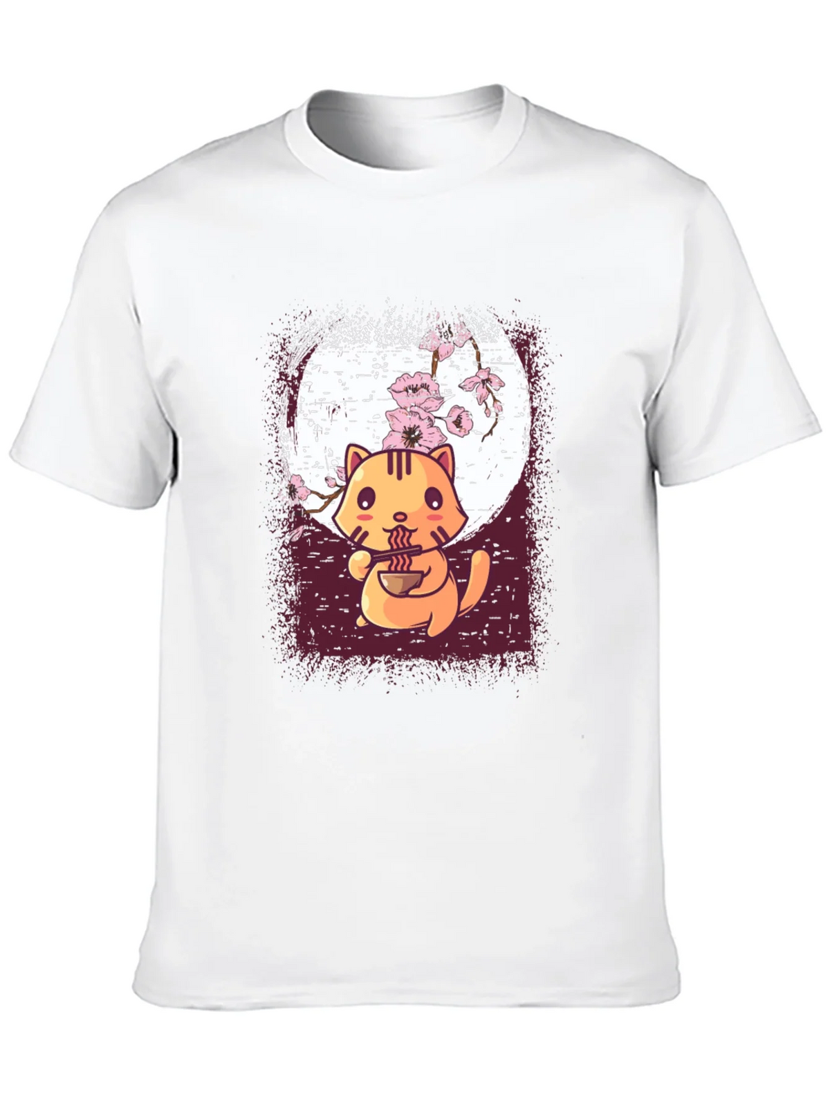 Ramen Cat Graphic Tee - Cute Anime Style product image 9