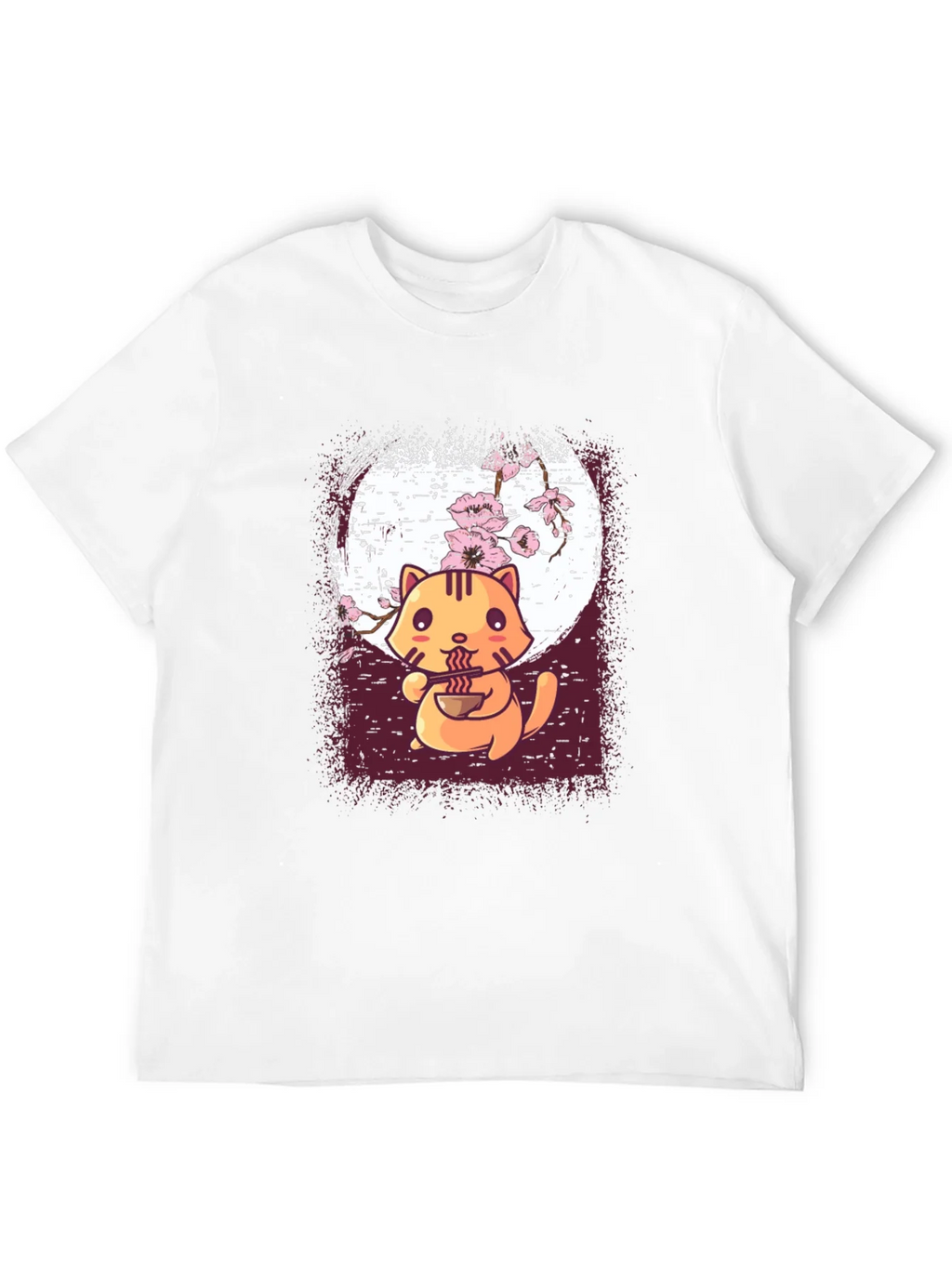 Ramen Cat Graphic Tee - Cute Anime Style product image 11