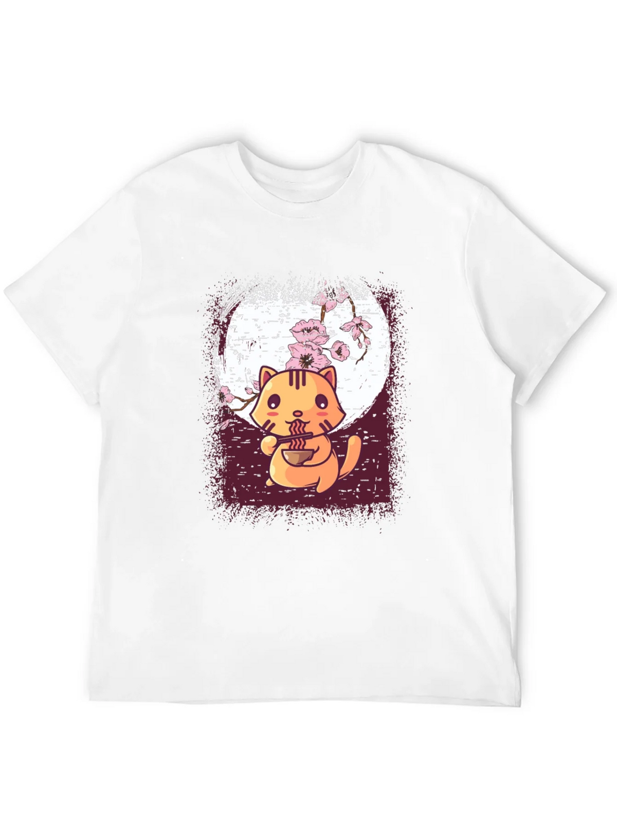 Ramen Cat Graphic Tee - Cute Anime Style product image 11