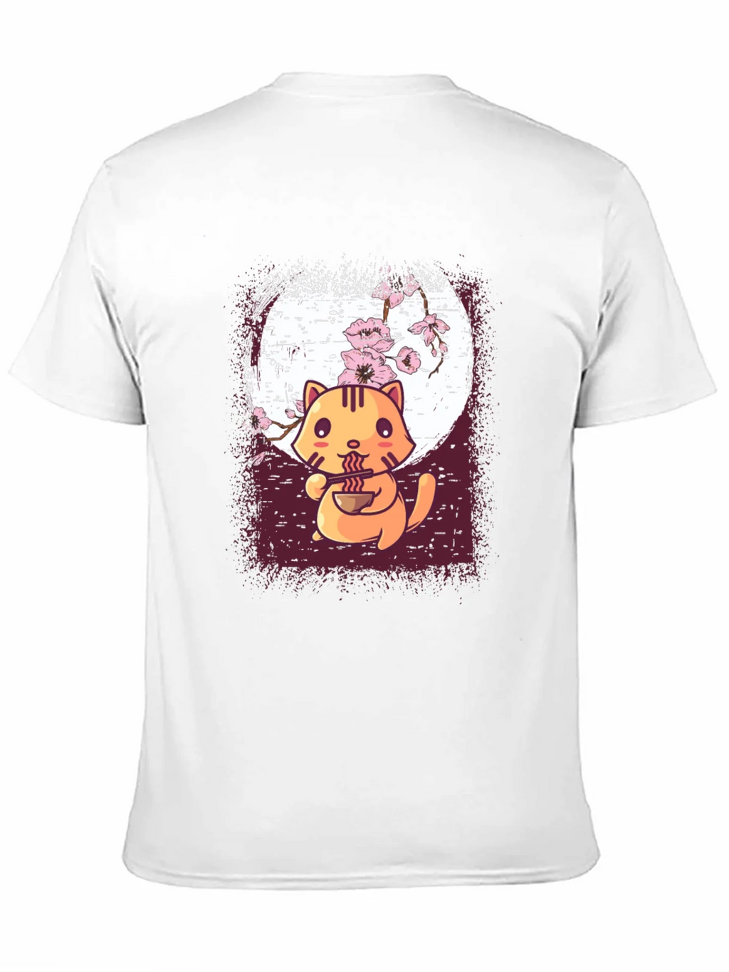 Ramen Cat Graphic Tee - Cute Anime Style product image 10
