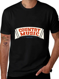 Country Music Festival Graphic T-Shirt - Black product image 1