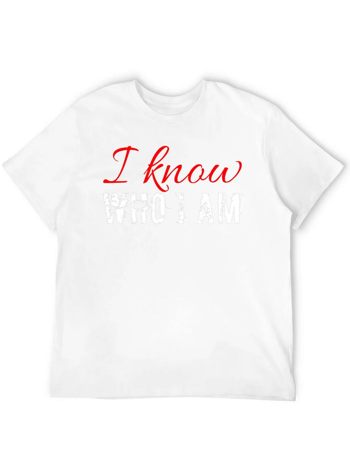 I Know Who I Am Black T-Shirt - Bold Statement Tee product image 11