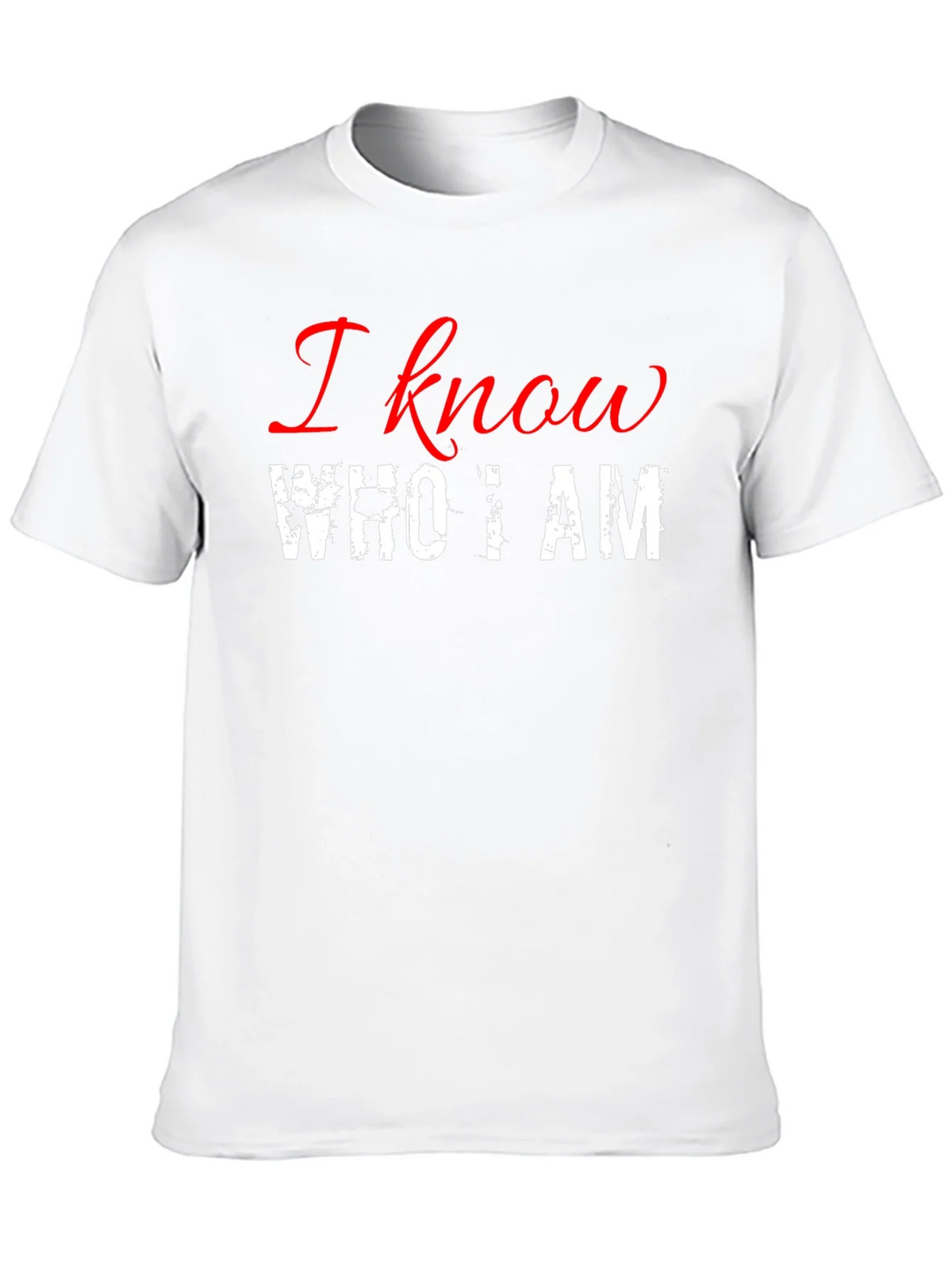 I Know Who I Am Black T-Shirt - Bold Statement Tee product image 9