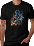 Guitar Player Graphic Black Tee product image 1