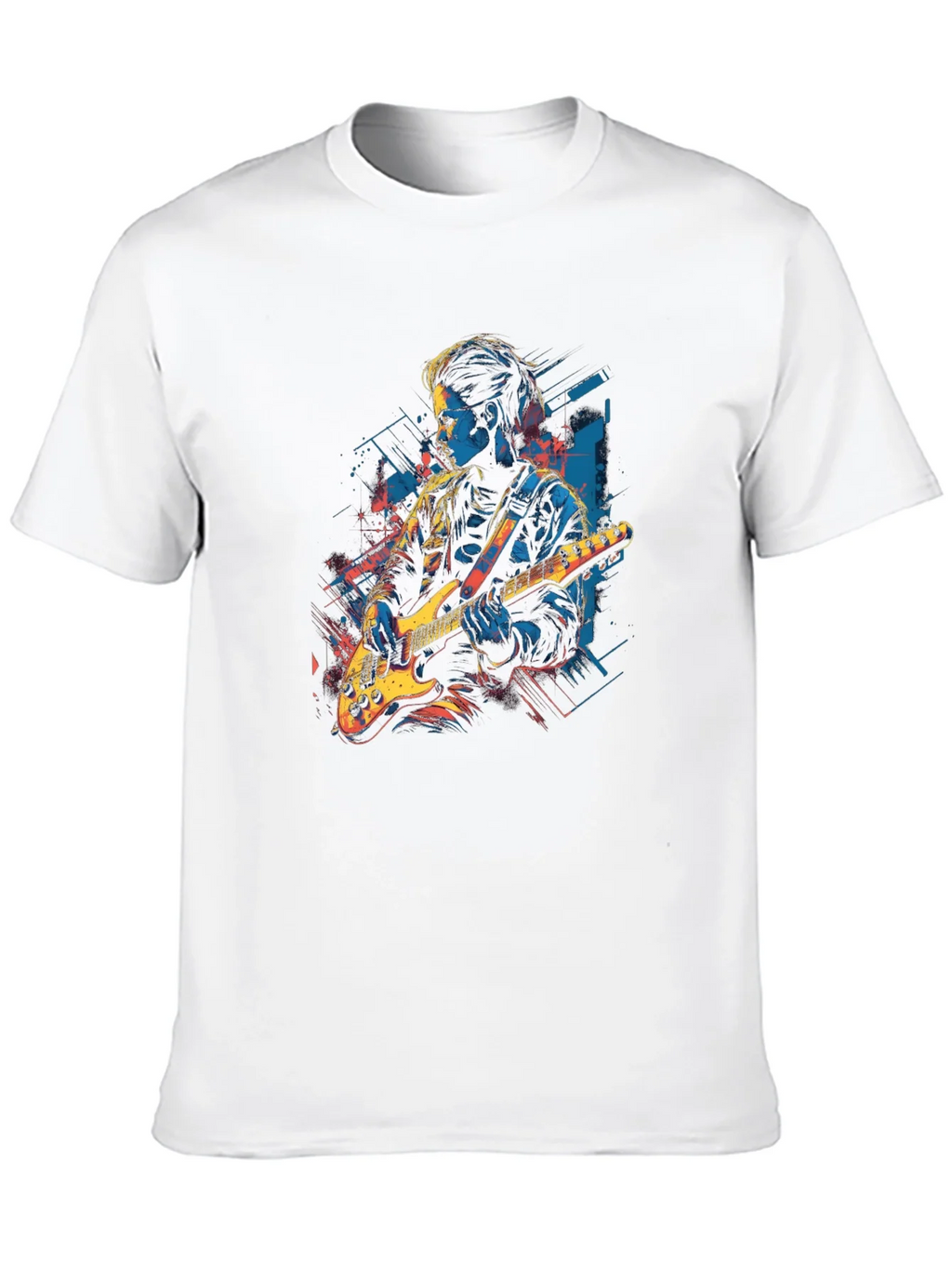 Guitar Player Graphic Black Tee product image 9