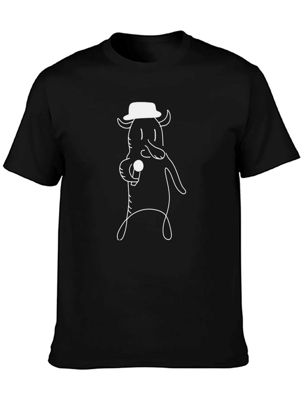 Cartoon Devil Graphic Tee - Black T-Shirt product image 3