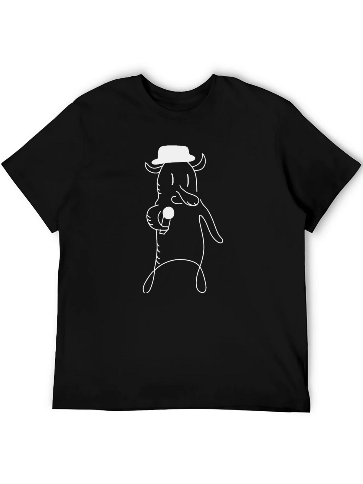Cartoon Devil Graphic Tee - Black T-Shirt product image 5