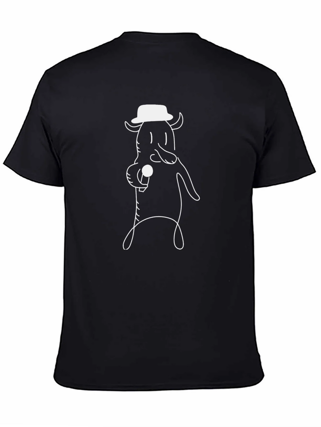 Cartoon Devil Graphic Tee - Black T-Shirt product image 4