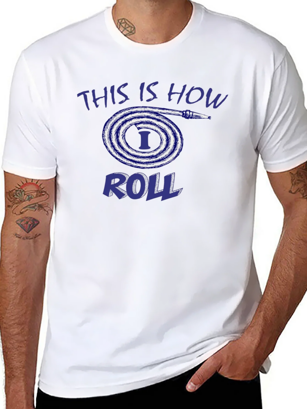This is How I Roll Fire Hose T-Shirt product image 7