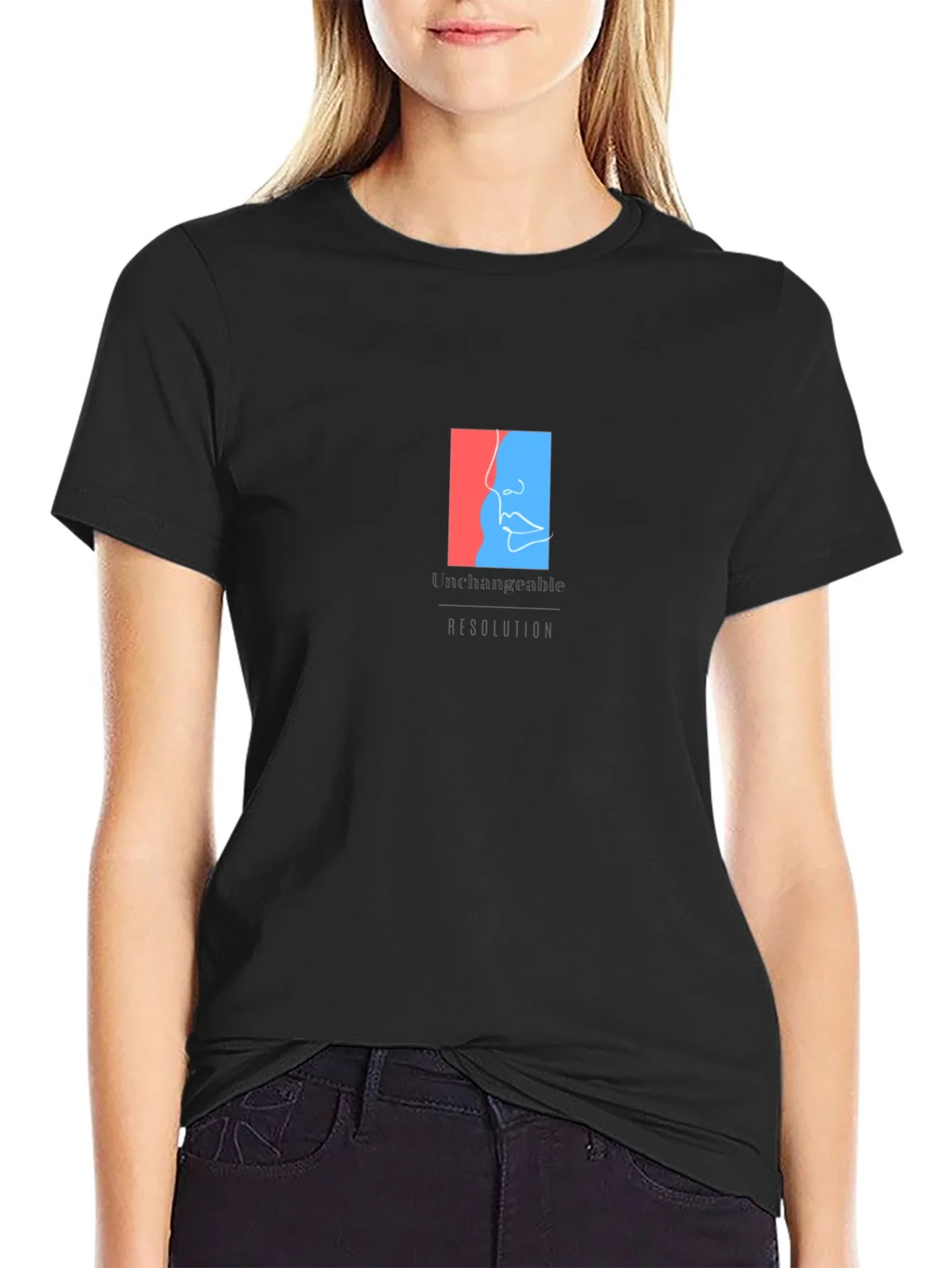 Unchangeable Graphic Tee - Premium Black Cotton product image 2