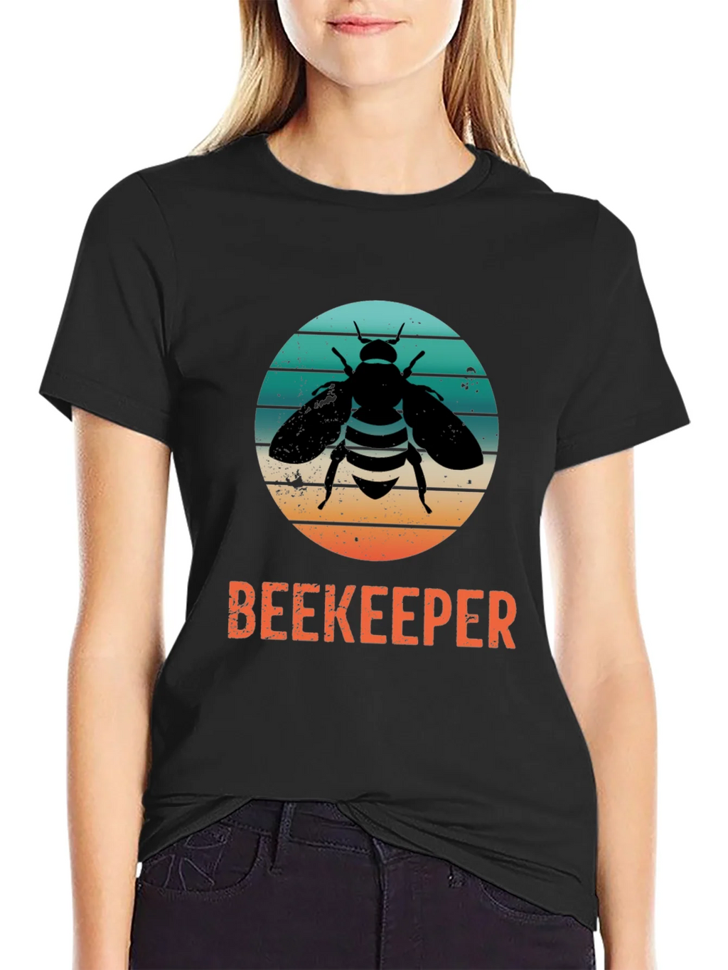 Beekeeper Bee T-Shirt - Honey Lover Retro Style Tee product image 2