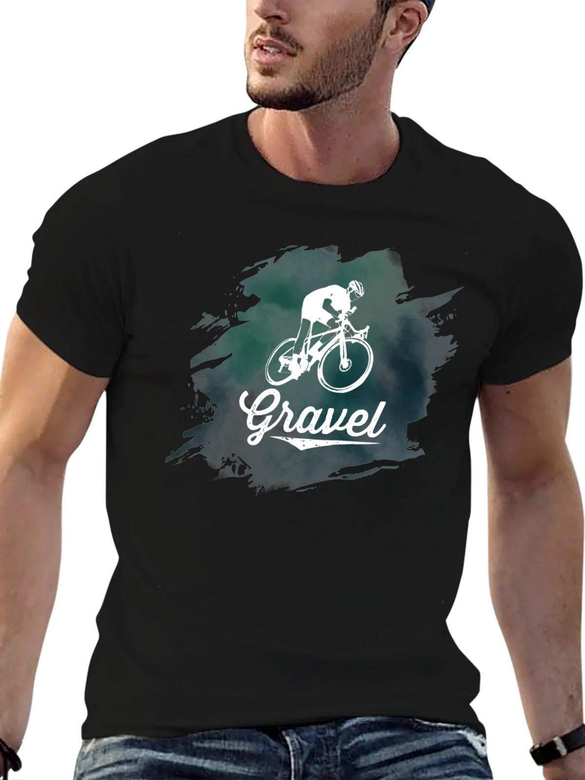 Gravel Cycling T-Shirt - Black product image 6