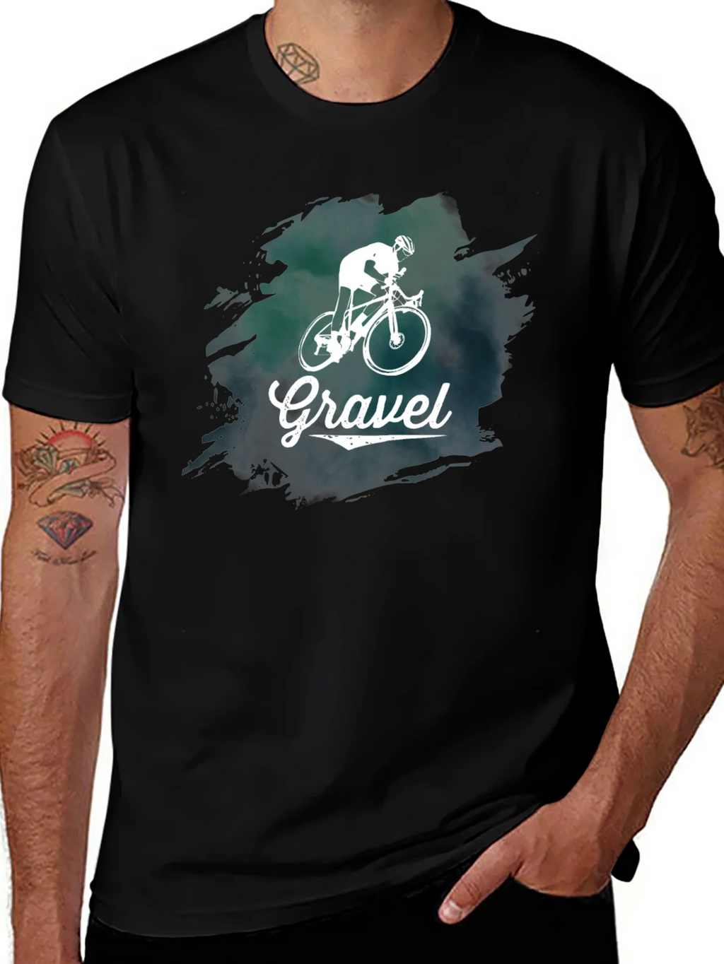 Gravel Cycling T-Shirt - Black product image 1