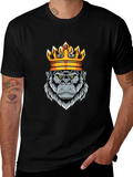 King Gorilla Graphic Tee - Black Cotton product image 1