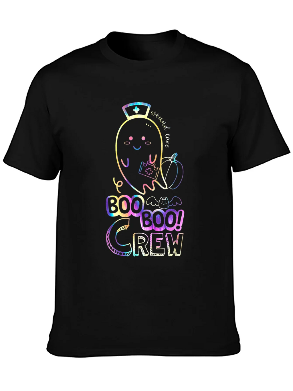 Boo Crew Halloween Nurse Ghost T-Shirt product image 2