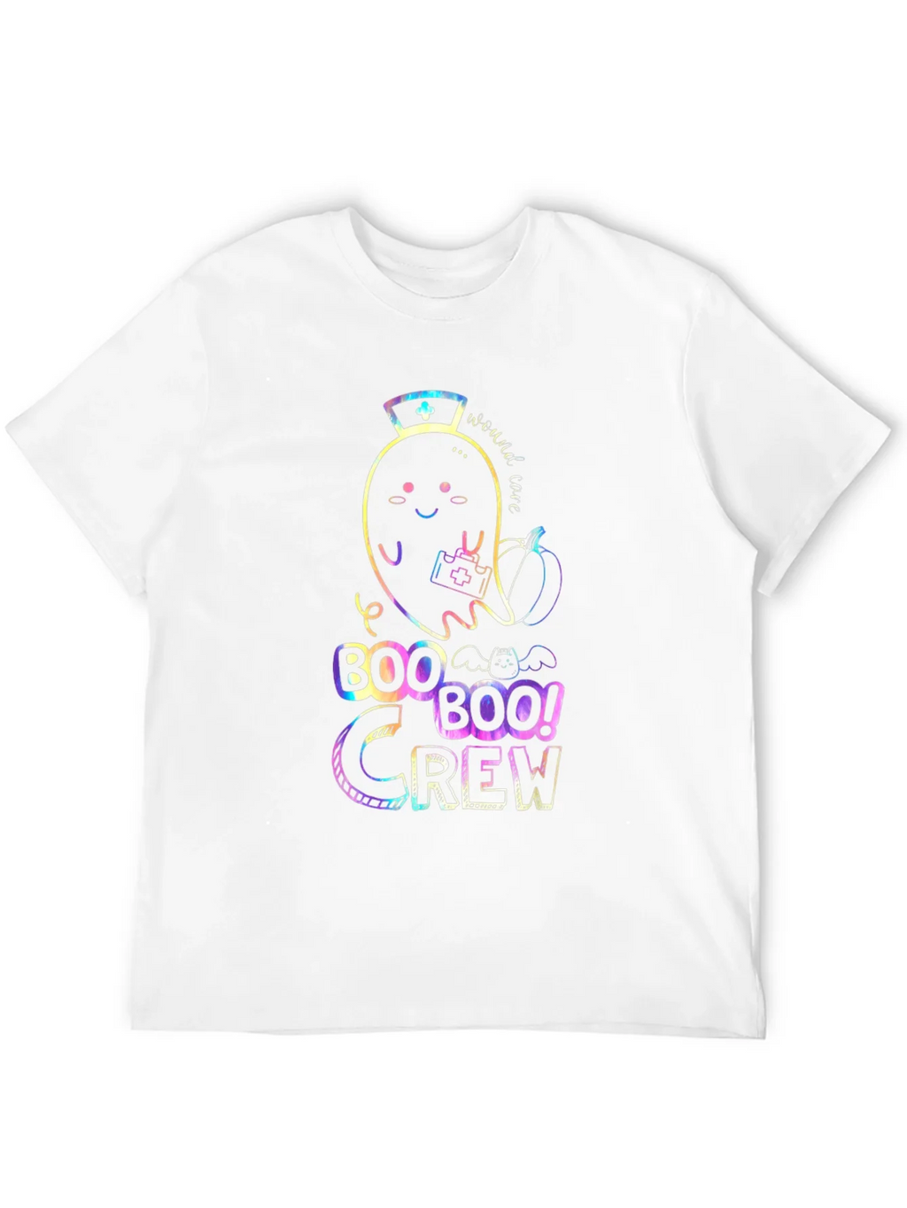 Boo Crew Halloween Nurse Ghost T-Shirt product image 8