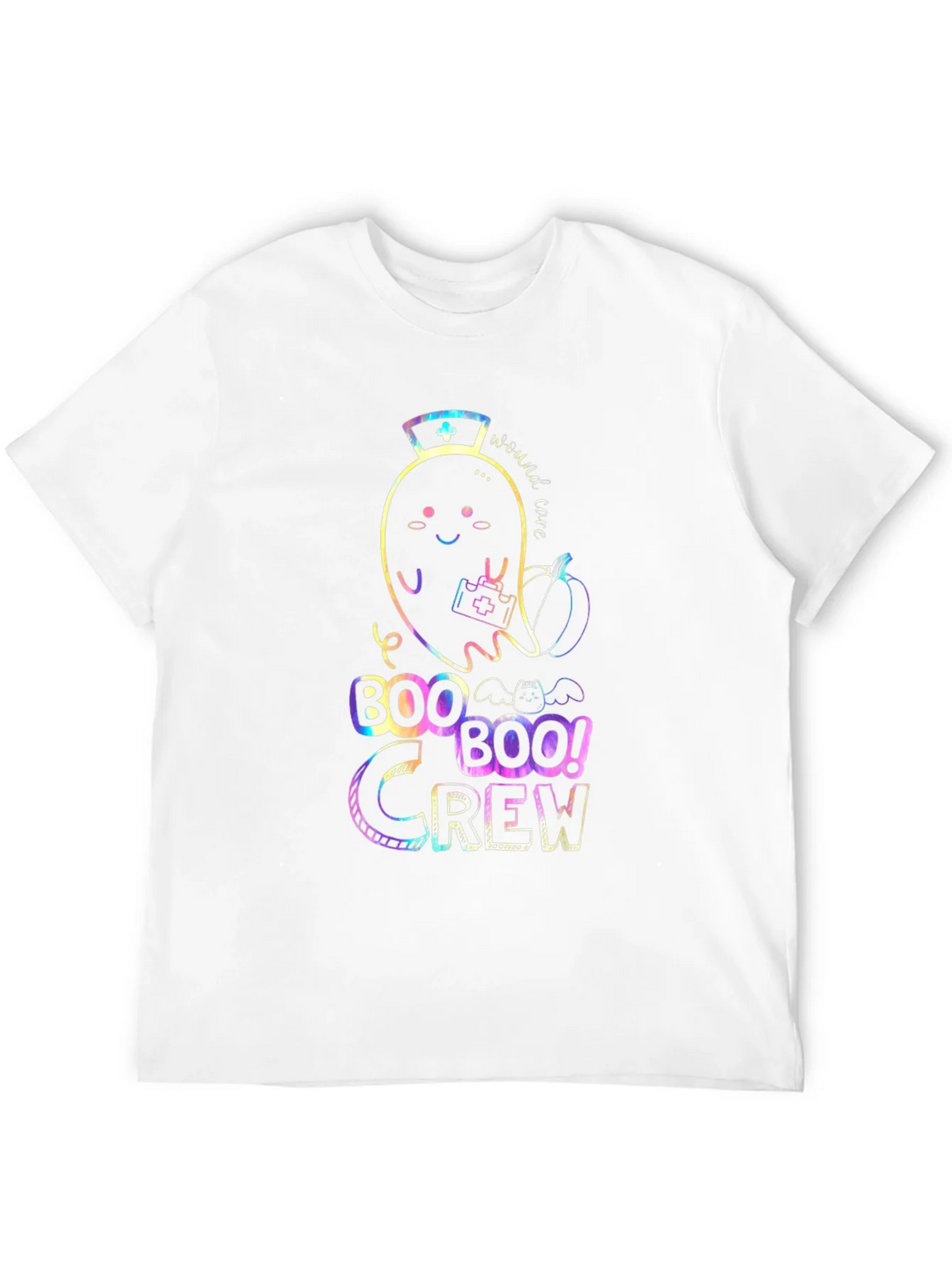 Boo Crew Halloween Nurse Ghost T-Shirt product image 8