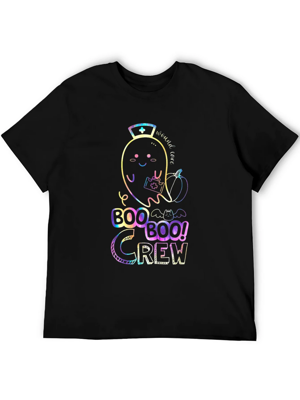 Boo Crew Halloween Nurse Ghost T-Shirt product image 4