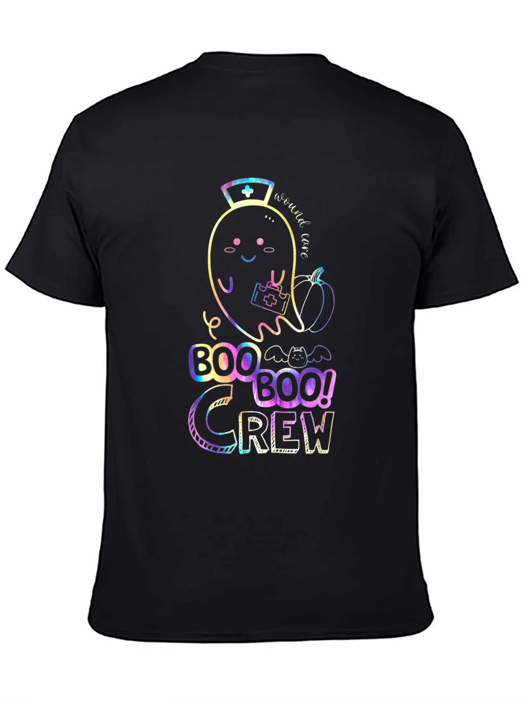 Boo Crew Halloween Nurse Ghost T-Shirt product image 3